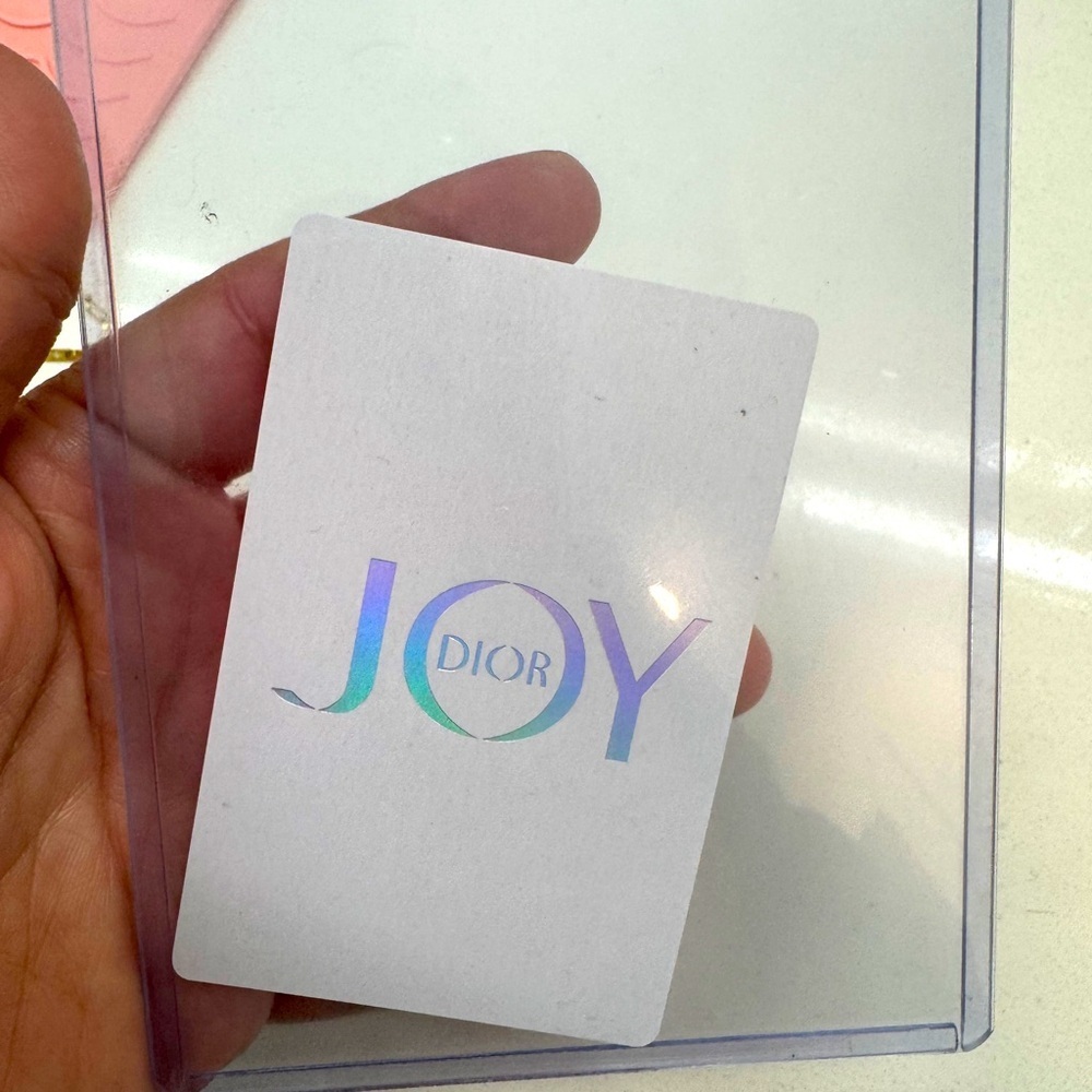 Limited Edition Dior JOY Playing Card Promo – 6 of Spades
